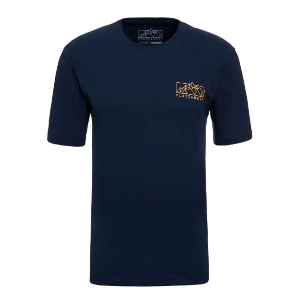 Mountain Box Logo T-Shirt - Blue