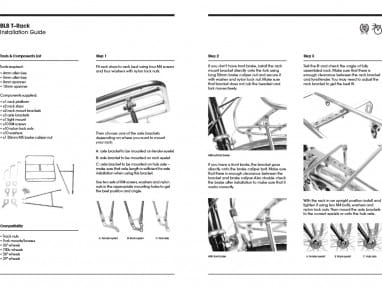 Front rack T-Rack - Black