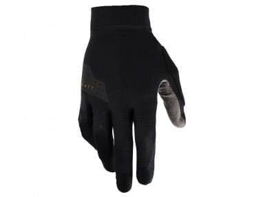 Handschoen MTB 1.0 Gewatteerde Palm Handschoenen Zwart