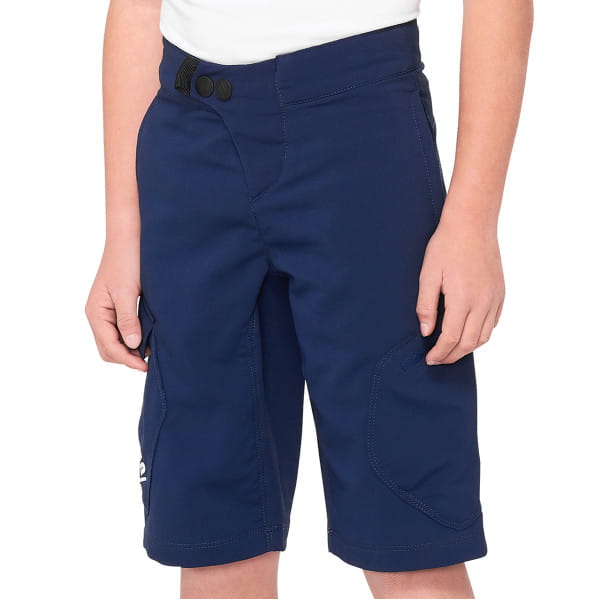 Ridecamp Youth - Kids Short - Navy - Blue