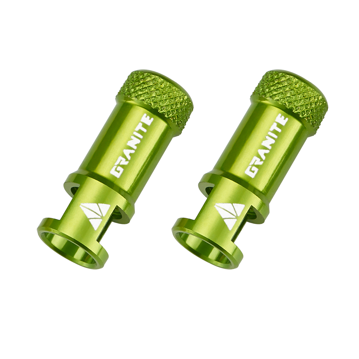 Granite Juicy Valve Cap - Green | Tube Accessories | BMO Bike Mailorder