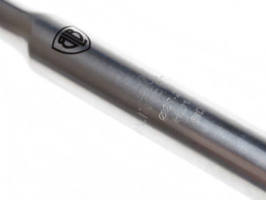 Aero seatpost 200mm - 27,2 mm - silver brushed