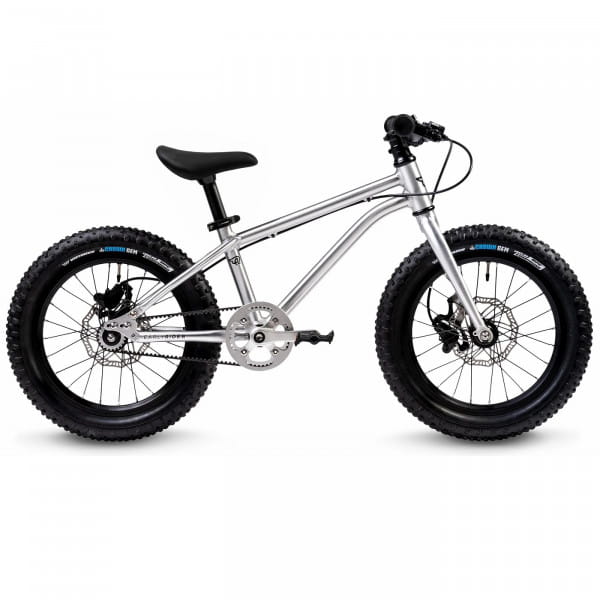 Seeker X16 - Bicicleta para niños de 16 pulgadas - Plata/Rojo
