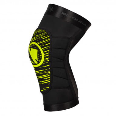 SingleTrack Lite II Knee Protectors - Black/Neon Yellow
