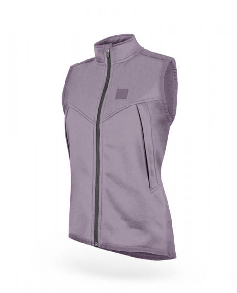 Damen Fleece Weste - Taupe