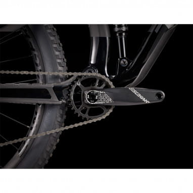 Fuel EX 9.7 - Matte Raw Carbon/Gloss Trek Black 27,5''-Laufrad