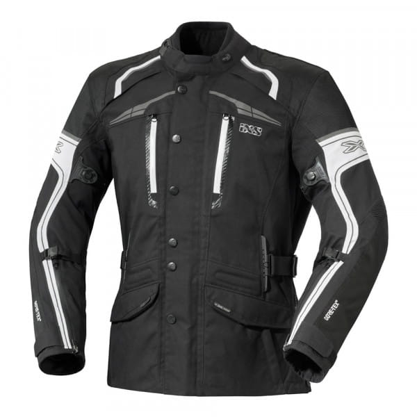 Montgomery Motorcycle Jacket - zwart en wit