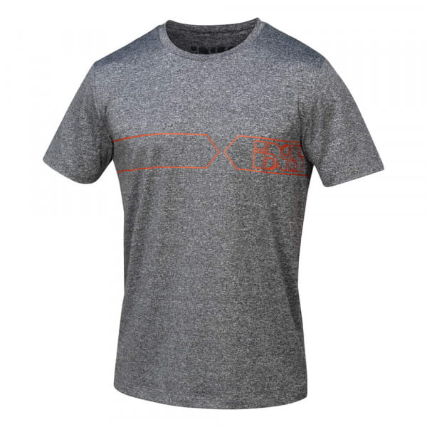 Team T-Shirt Function - gris-rouge