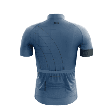 Grids and Guides short sleeve jersey - blue