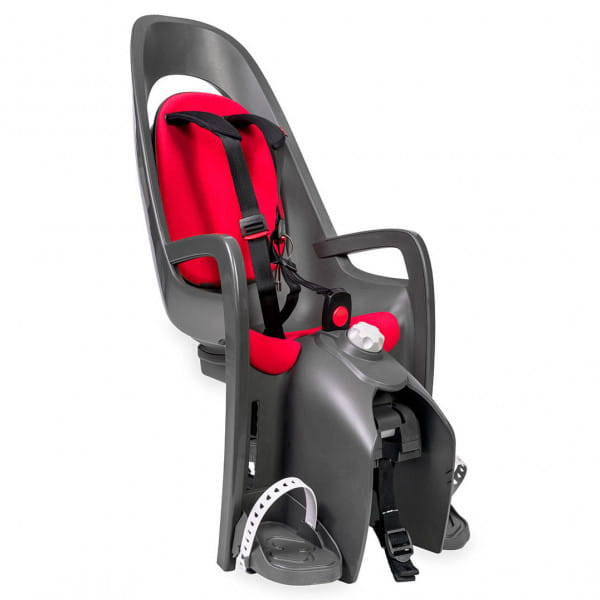 Caress child seat for luggage carrier - gray/red