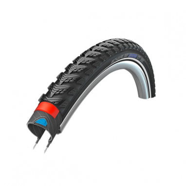 Marathon GT 365 clincher tire - 20x1.50 inch - Four Season - reflective stripes - black
