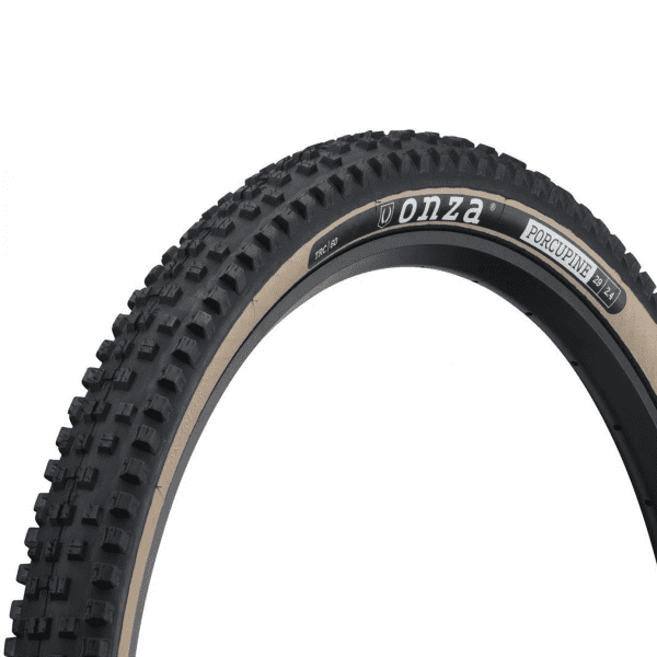 Neumático Plegable Porcupine 27.5x2.40 Pulgadas - Negro/Skinwall