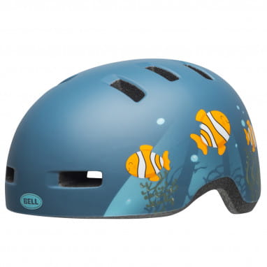 Lil Ripper Bike Helmet - Blue/Orange