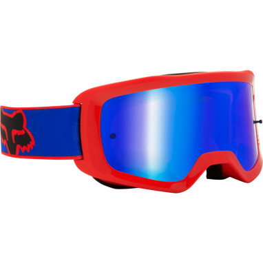 Main Oktive - Goggle Verspiegelt - Spark - Flo Red - Neonrot/Blau