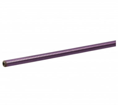 Guaina del cavo del freno d'epoca in acciaio inox 2m x 5mm - trasparente viola