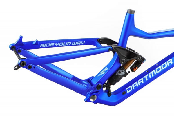 Enduro Carbon Rahmen Thunderbird 29'' Blau Medium o. Dämpfer