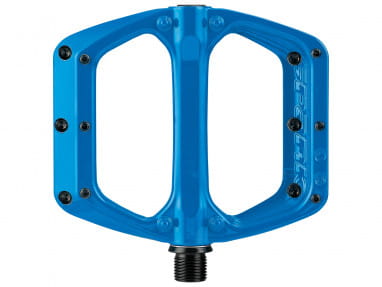 Spoon DC platte pedalen - Helder Blauw