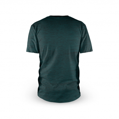 Maillot manches courtes - Heather Teal Pocket