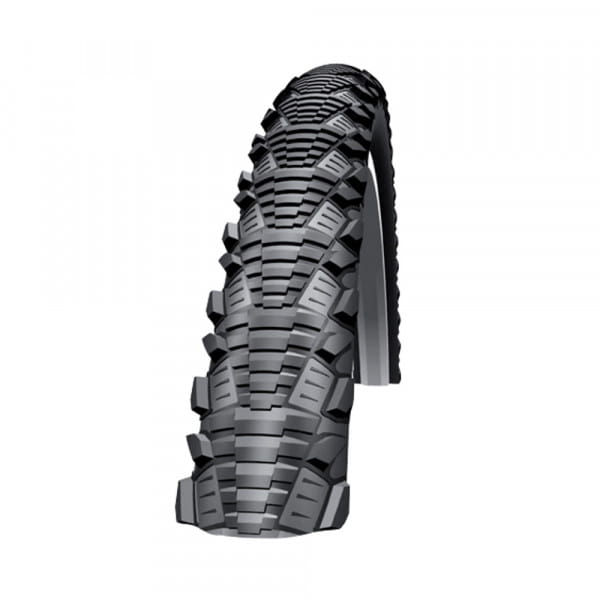 CX Comp clincher tire - 28x1.50 inch - K-Guard - reflective stripes - black