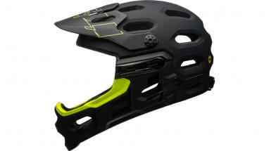 Bell SUPER 3R - MIPS - Fullface Helm - Black/Yellow