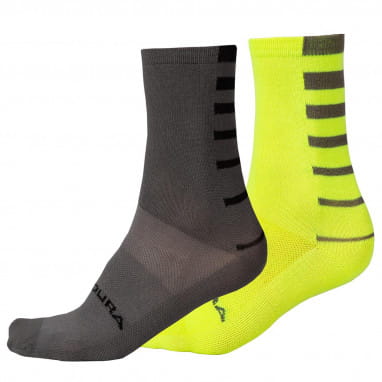 CoolMax Race Stripe Socks - Neon Yellow