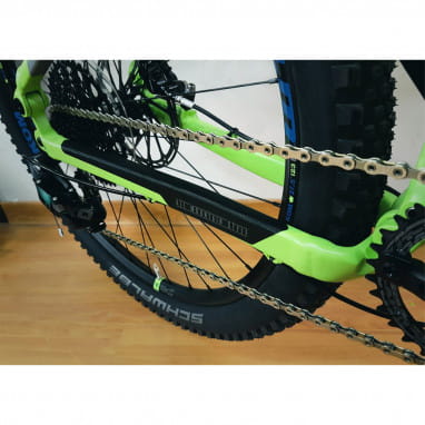 Chainstay protector - honeycomb structure black