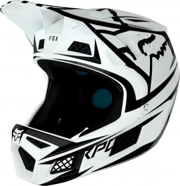 Rampage Pro Carbon Helm - Weiß