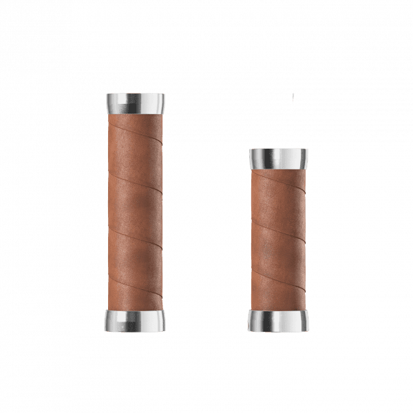 Slender Leather Grips 130/100 - dark tan