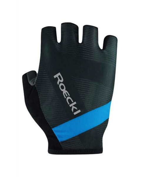 Busano Gloves - Black/Ibiza Blue