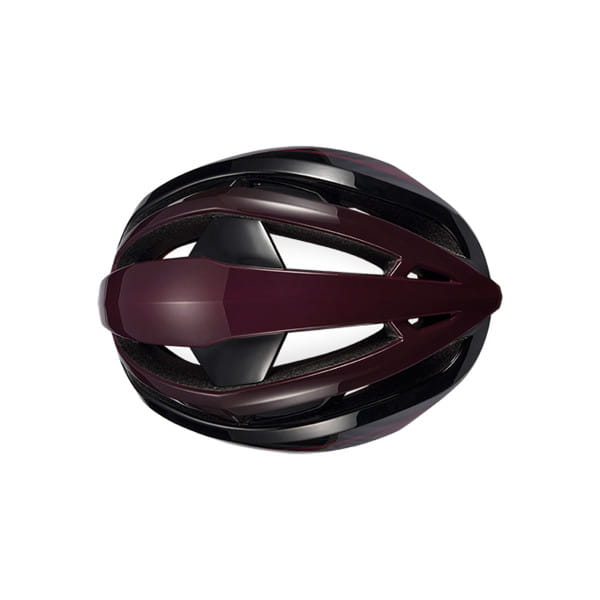 IBEX Road Helm - Gloss Burgundy / Black