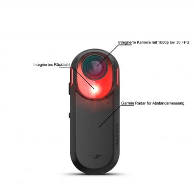 Varia RCT716 Rücklicht mit integrierter Kamera & Abstandmesser