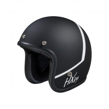 89 2.0 Jet helmet matte black white