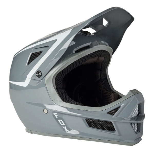 Rampage Comp Repeat CE CPSC - Fullface Helm - PTR - Grau