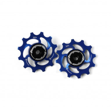 Jockey Wheels katrollen - 12Z - blauw