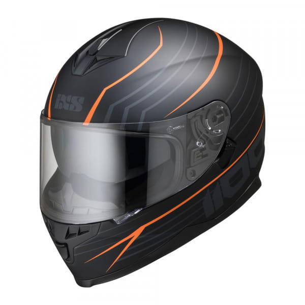 Full face helmet iXS1100 2.1 black-orange matt