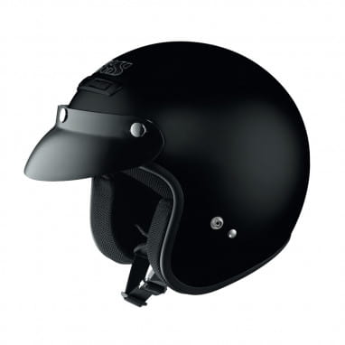 HX 104 Motorcycle Helmet Black