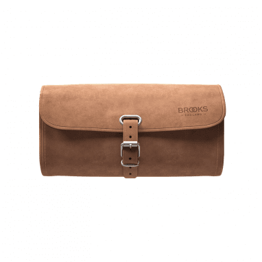 Sac de selle en cuir Challenge Large - dark tan