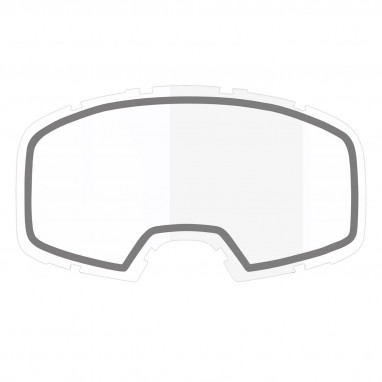 Doppellinse transparent für Goggles Hack/Trigger - Klar