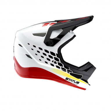 Status Helmet Pacer - Bianco/nero/rosso