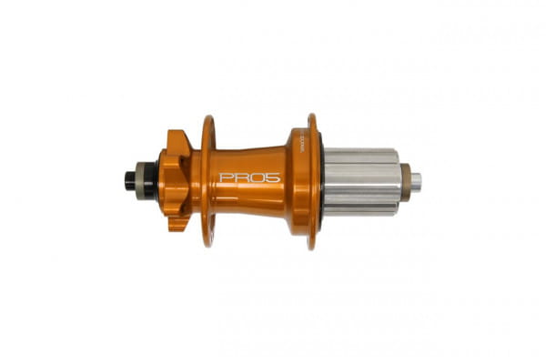 Pro 5 Hinterradnabe 32 Loch - orange - Shimano Stahl Freilauf