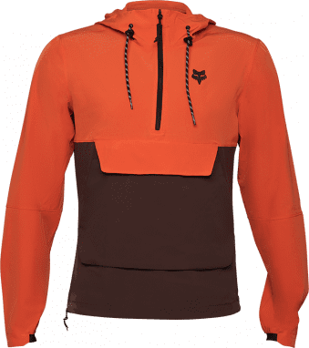 Ranger Wind Pullover - Atomic Orange