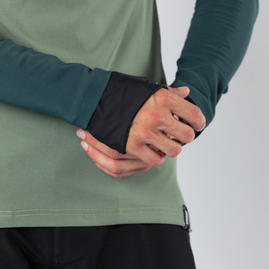 Carve 1.0 Hooded Jersey duckgreen-sage