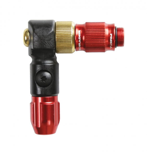 ABS-1 Pro Chuck Pumpenkopf für Hochdruck-Leitungen - rot
