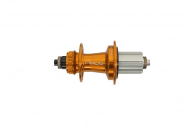 Pro 5 Hinterradnabe 32 Loch - Centerlock - orange - Shimano Aluminium Freilauf