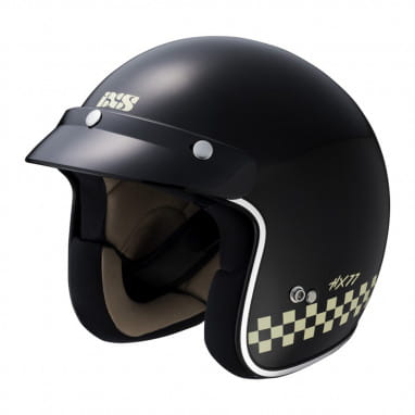 77 2.0 jet helmet matte black ivory