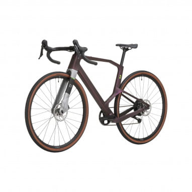 Ruut CF 2 Gravel Plus Bike - Melanzana/Argento