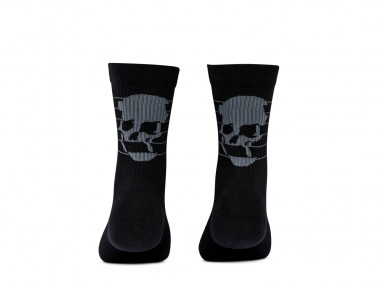 Skully Socks - Black/Charcoal