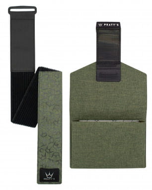 HoldFast Trail Tool Wrap - Verde musgo