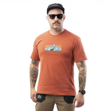 T-Shirt Logo Gravel - Orange