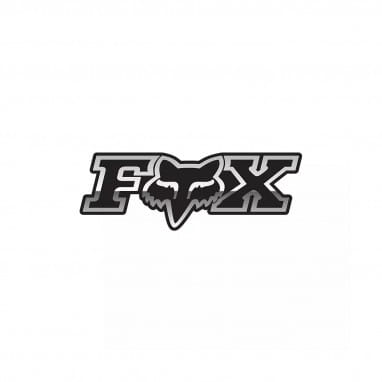 Fox Corporate Sticker - Chrome